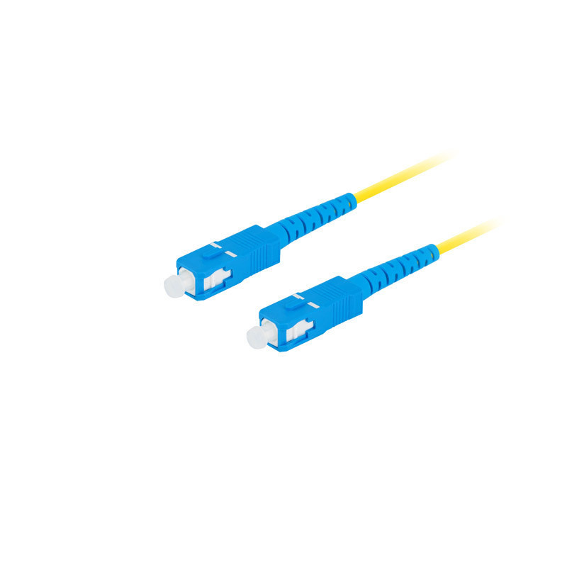 OPTICKÝ PATCHCORD SM SC/UPC-SC/UPC SIMPLEX 2M LSZH G657A1 3.0MM ŽLUTÝ 