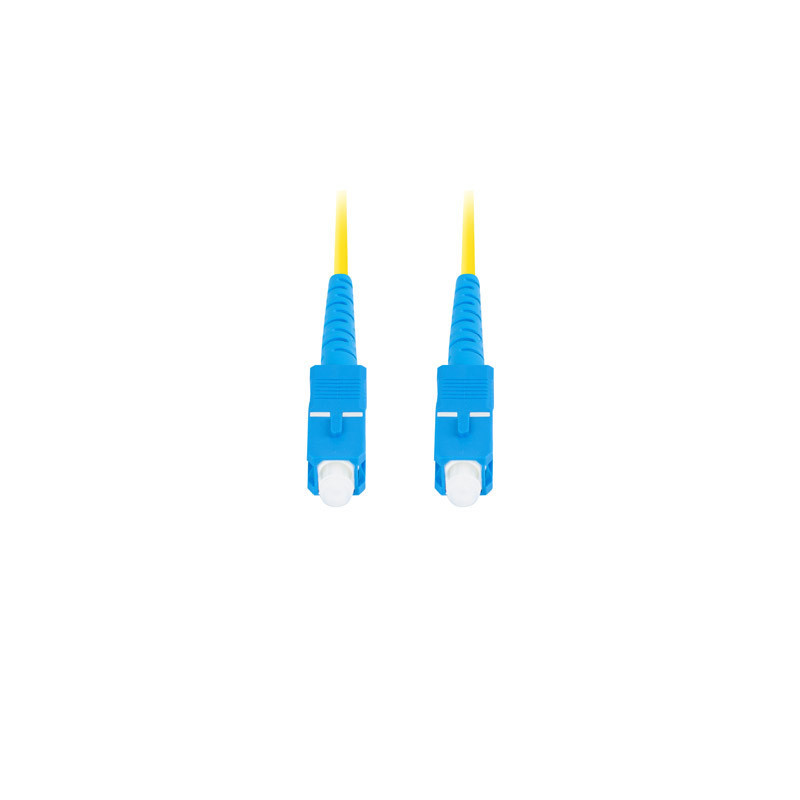 OPTICKÝ PATCHCORD SM SC/UPC-SC/UPC SIMPLEX 10M LSZH G657A1 3.0MM ŽLUTÝ
