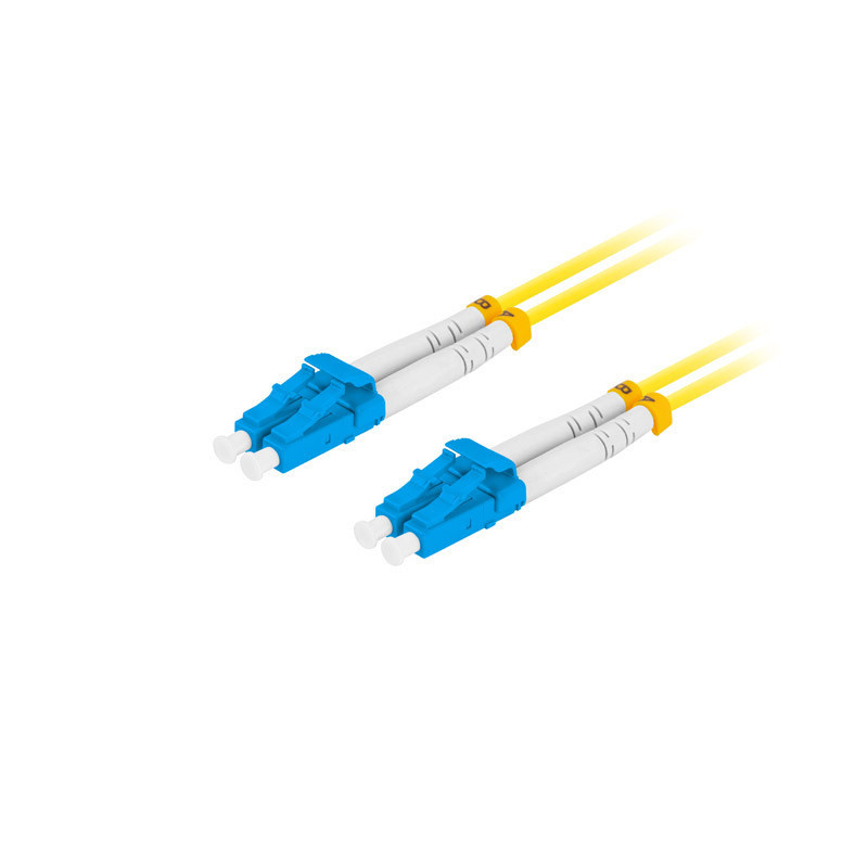 OPTICKÝ PATCHCORD SM LC/UPC-LC/UPC DUPLEX 3M LSZH G657A1 3.0MM ŽLUTÝ 