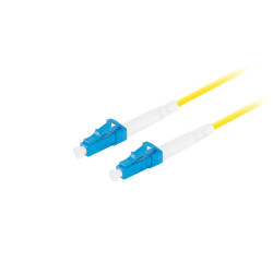 OPTICKÝ PATCHCORD SM LC/UPC-LC/UPC SIMPLEX 10M LSZH G657A1 3.0MM ŽLUTÝ 