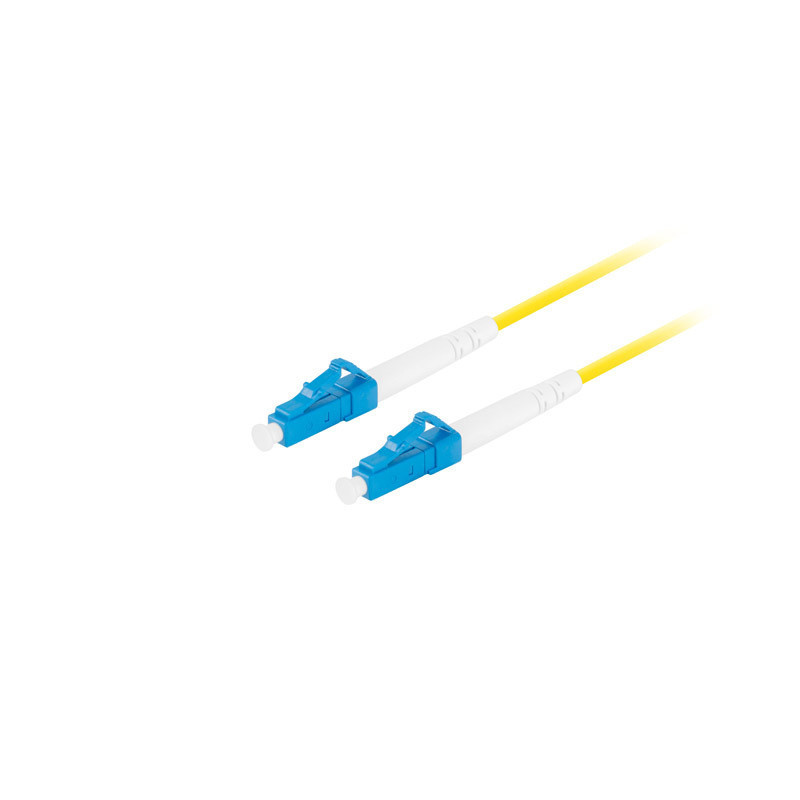 OPTICKÝ PATCHCORD SM LC/UPC-LC/UPC SIMPLEX 10M LSZH G657A1 3.0MM ŽLUTÝ 