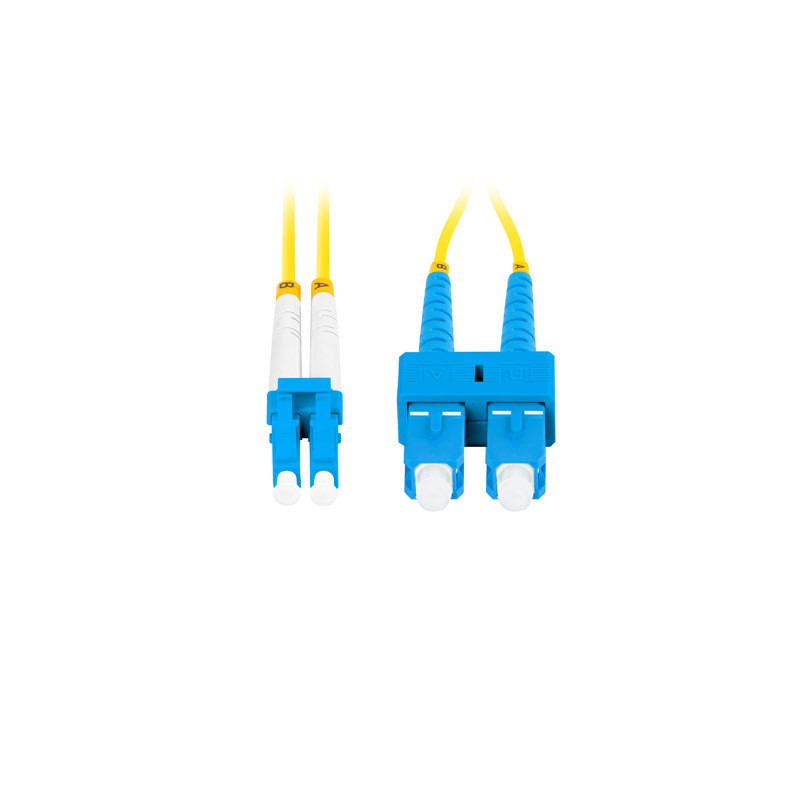 OPTICKÝ KABEL SM SC/UPC-LC/UPC DUPLEX 1M LSZH G657A1 3.0MM ŽLUTÝ OPTICKÝ KABEL SM SC/UPC-LC/UPC DUPLEX 1M LSZH G657A1 3.0MM ŽLUTÝ