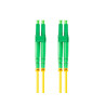 OPTICKÝ PATCHCORD SM LC/APC-LC/APC DUPLEX 2M LSZH G657A1 3.0MM ŽLUTÝ 