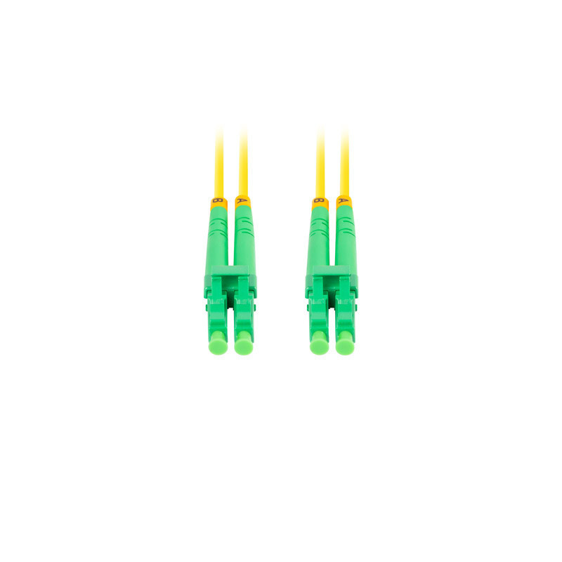 OPTICKÝ PATCHCORD SM LC/APC-LC/APC DUPLEX 3M LSZH G657A1 3.0MM ŽLUTÝ
