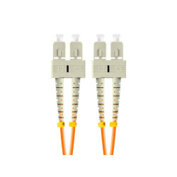 OPTICKÉ VLÁKNO PATCHCORD MM SC/UPC-SC/UPC DUPLEX 5M LSZH OM2 50/125 3.0MM ORANŽOVÁ 