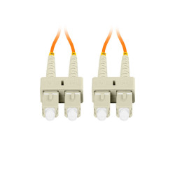 OPTICKÉ VLÁKNO PATCHCORD MM SC/UPC-SC/UPC DUPLEX 5M LSZH OM2 50/125 3.0MM ORANŽOVÁ 