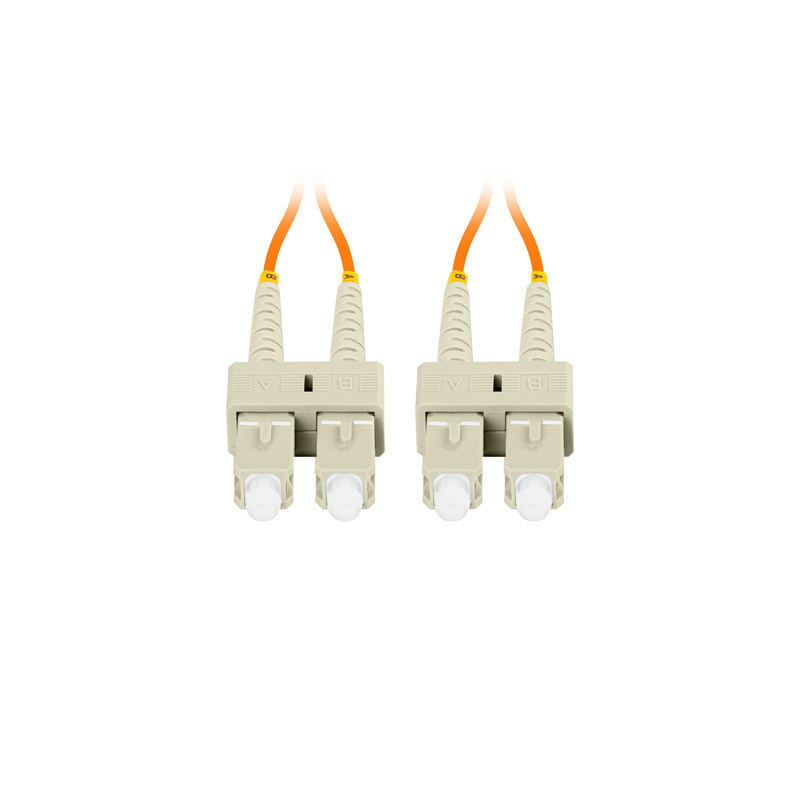 OPTICKÉ VLÁKNO PATCHCORD MM SC/UPC-SC/UPC DUPLEX 5M LSZH OM2 50/125 3.0MM ORANŽOVÁ OPTICKÉ VLÁKNO PATCHCORD MM SC/UPC-SC/UPC DUPLEX 5M LSZH OM2 50/125 3.0MM ORANŽOVÁ