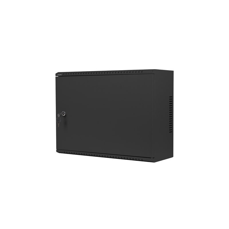 19" RACKOVÁ SKŘÍŇ PRO MONTÁŽ NA STĚNU 4U+3U/540X200 NÍZKOPROFILOVÁ ČERNÁ  (SMONTOVANÁ)