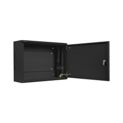 19" RACKOVÁ SKŘÍŇ PRO MONTÁŽ NA STĚNU 4U+3U/540X200 NÍZKOPROFILOVÁ ČERNÁ  (SMONTOVANÁ)