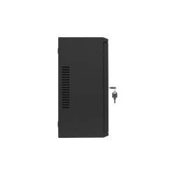 19" RACKOVÁ SKŘÍŇ PRO MONTÁŽ NA STĚNU 4U+3U/540X200 NÍZKOPROFILOVÁ ČERNÁ  (SMONTOVANÁ)