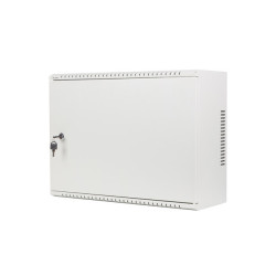 19" RACKOVÁ SKŘÍŇ PRO MONTÁŽ NA STĚNU 4U+3U/540X200 NÍZKOPROFILOVÁ ŠEDÁ  (SMONTOVANÁ)