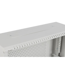 19" RACKOVÁ SKŘÍŇ PRO MONTÁŽ NA STĚNU 4U+3U/540X200 NÍZKOPROFILOVÁ ŠEDÁ  (SMONTOVANÁ)