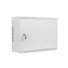 19" RACKOVÁ SKŘÍŇ PRO MONTÁŽ NA STĚNU 4U+3U/540X200 NÍZKOPROFILOVÁ ŠEDÁ  (SMONTOVANÁ)