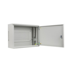 19" RACKOVÁ SKŘÍŇ PRO MONTÁŽ NA STĚNU 4U+3U/540X200 NÍZKOPROFILOVÁ ŠEDÁ  (SMONTOVANÁ)