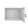 19" RACKOVÁ SKŘÍŇ PRO MONTÁŽ NA STĚNU 4U+3U/540X200 NÍZKOPROFILOVÁ ŠEDÁ  (SMONTOVANÁ)