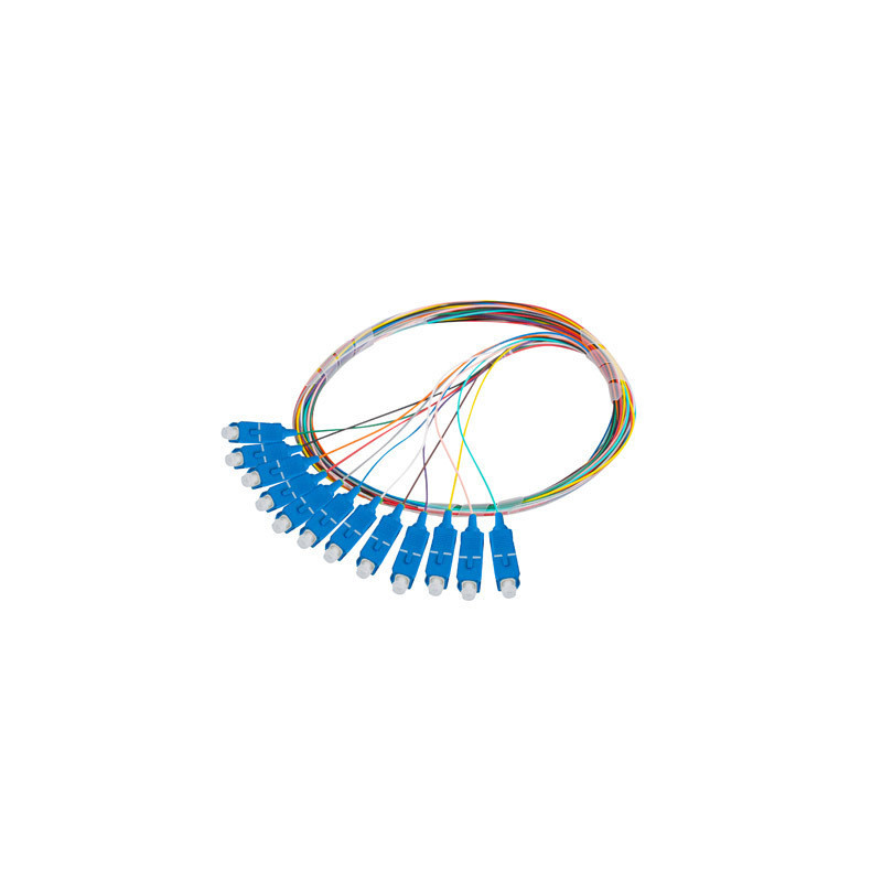 PIGTAIL OPTICKÉ VLÁKNO SM SC/UPC SEMI TIGHT 9/125 G657A1 12X2M MULTICOLOUR