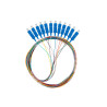PIGTAIL OPTICKÉ VLÁKNO SM SC/UPC SEMI TIGHT 9/125 G657A1 12X2M MULTICOLOUR