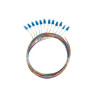 PIGTAIL OPTICKÉ VLÁKNO SM LC/UPC SEMI TIGHT 9/125 G657A1 12X2M MULTICOLOUR