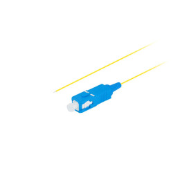 PIGTAIL OPTICKÉ VLÁKNO SM SC/UPC EASY STRIP 9/125 G657A1 2M ŽLUTÁ