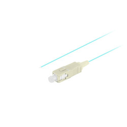 PIGTAIL OPTICKÉ VLÁKNO MM SC/UPC OM3 EASY STRIP 50/125 2M AQUA