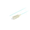 PIGTAIL OPTICKÉ VLÁKNO MM SC/UPC OM3 EASY STRIP 50/125 2M AQUA