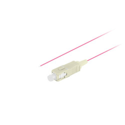 PIGTAIL OPTICKÉ VLÁKNO MM SC/UPC OM4 EASY STRIP 50/125 2M FIALOVÁ