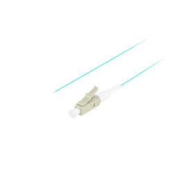 PIGTAIL OPTICKÉ VLÁKNO MM LC/UPC OM3 EASY STRIP 50/125 2M AQUA