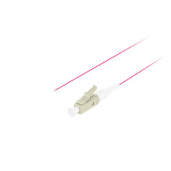 PIGTAIL OPTICKÉ VLÁKNO MM LC/UPC OM4 EASY STRIP 50/125 2M FIALOVÁ