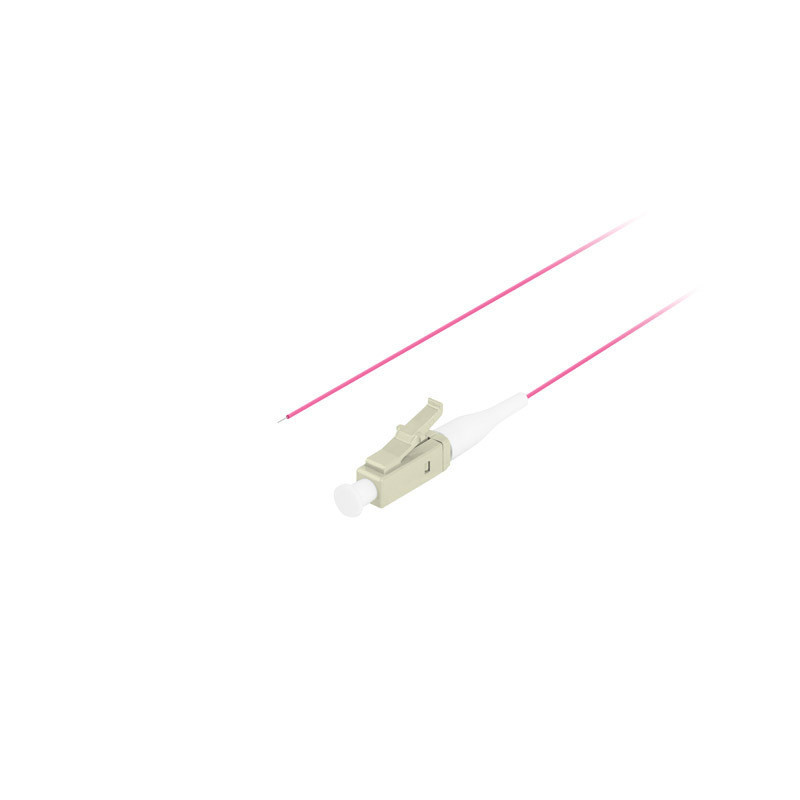 PIGTAIL OPTICKÉ VLÁKNO MM LC/UPC OM4 EASY STRIP 50/125 2M FIALOVÁ PIGTAIL OPTICKÉ VLÁKNO MM LC/UPC OM4 EASY STRIP 50/125 2M FIALOVÁ