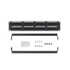 PATCH PANEL 48 PORTŮ 2U 19" CAT.5E UTP ČERNÝ