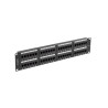 PATCH PANEL 48 PORTŮ 2U 19" CAT.5E UTP ČERNÝ