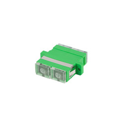 OPTICKÝ ADAPTÉR SM SC/APC DUPLEXNÍ PRŮHLEDNÝ UZÁVĚR