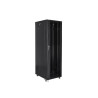 19" VOLNĚ STOJÍCÍ RACKOVÁ SKŘÍŇ 42U/800X800 S PROSKLENÝMI DVEŘMI ČERNÁ  (SMONTOVANÁ)
