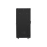 19" VOLNĚ STOJÍCÍ RACKOVÁ SKŘÍŇ 32U/600X800 S PROSKLENÝMI DVEŘMI ČERNÁ  (SMONTOVANÁ)