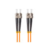 OPTICKÝ PATCHCORD MM ST/UPC-ST/UPC DUPLEX 15M LSZH OM2 50/125 3.0MM ORANŽOVÝ 