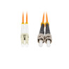 OPTICKÉ VLÁKNO PATCHCORD MM ST/UPC-LC/UPC DUPLEX 1M LSZH OM2 50/125 3.0MM ORANŽOVÁ 
