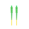 OPTICKÝ PATCHCORD SM SC/APC-SC/APC SIMPLEX 2M LSZH G657A1 3.0MM ŽLUTÝ
