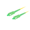OPTICKÝ PATCHCORD SM SC/APC-SC/APC SIMPLEX 2M LSZH G657A1 3.0MM ŽLUTÝ