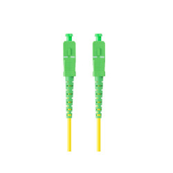 OPTICKÝ PATCHCORD SM SC/APC-SC/APC SIMPLEX 2M LSZH G657A1 3.0MM ŽLUTÝ