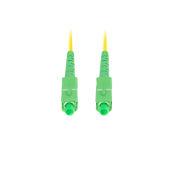 OPTICKÝ PATCHCORD SM SC/APC-SC/APC SIMPLEX 2M LSZH G657A1 3.0MM ŽLUTÝ