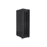 19" VOLNĚ STOJÍCÍ RACKOVÁ SKŘÍŇ 42U/800X1200 (FLAT PACK) SE SÍŤOVÝMI DVEŘMI LCD ČERNÁ  V2