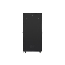 19" VOLNĚ STOJÍCÍ RACKOVÁ SKŘÍŇ 42U/800X1200 (FLAT PACK) SE SÍŤOVÝMI DVEŘMI LCD ČERNÁ  V2