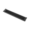 19" VOLNĚ STOJÍCÍ (FF01 S LCD PANELEM) KABELOVÝ VSTUP KARTÁČOVÝ PANEL ČERNÝ  AK-1106-B
