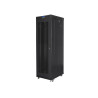 19" VOLNĚ STOJÍCÍ RACKOVÁ SKŘÍŇ 42U/600X1000 (FLAT PACK) SE SÍŤOVÝMI DVEŘMI LCD ČERNÁ  V2