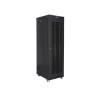 19" VOLNĚ STOJÍCÍ RACKOVÁ SKŘÍŇ 42U/600X1000 (FLAT PACK) SE SÍŤOVÝMI DVEŘMI LCD ČERNÁ  V2