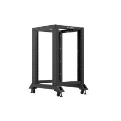 OTEVŘENÝ RACK 18U 600X800 ČERNÝ