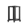OTEVŘENÝ RACK 18U 600X800 ČERNÝ