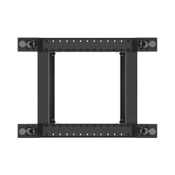 OTEVŘENÝ RACK 18U 600X800 ČERNÝ