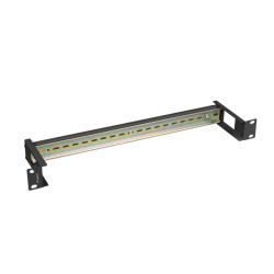 MONTÁŽNÍ LIŠTA DIN TS-35 19" 1U ČERNÁ