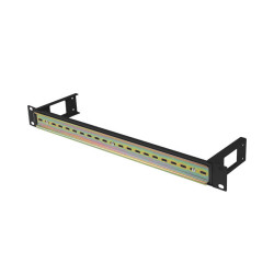 MONTÁŽNÍ LIŠTA DIN TS-35 19" 1U ČERNÁ